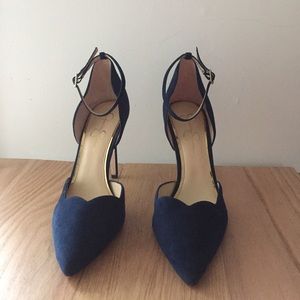 Jessica Simpson Blue Suede Pairus Pumps